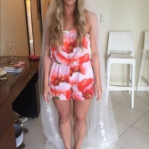 Plum Pretty Sugar strapless romper.